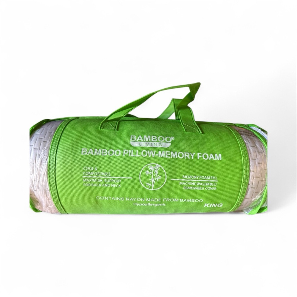BAMBOO Green Memory Foam Pillow